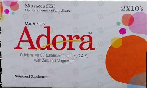 Adora Tablet Tablet: View Uses, Side Effects, Price And  .